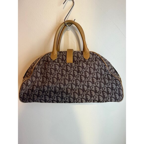 Dior Brown/Monogram Bowler Bag - Picture 2 of 4